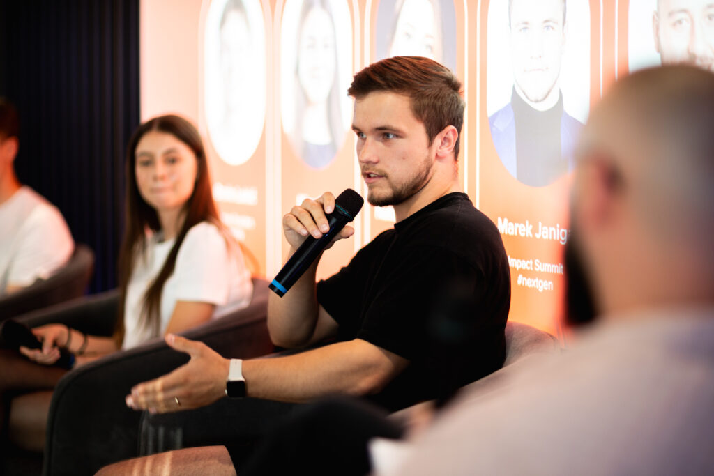 Marek Janiga v diskusii. Foto: Marek Mucha